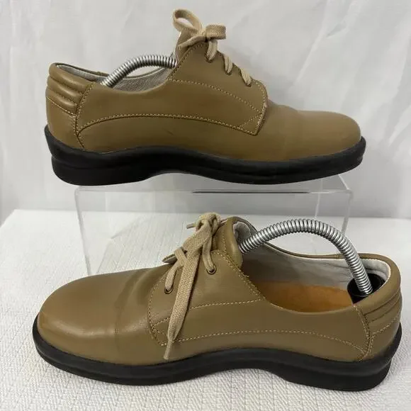 Footprints by Birkenstock Shoes Womens Size 8 Narrow Brown Leather Portugal 39
